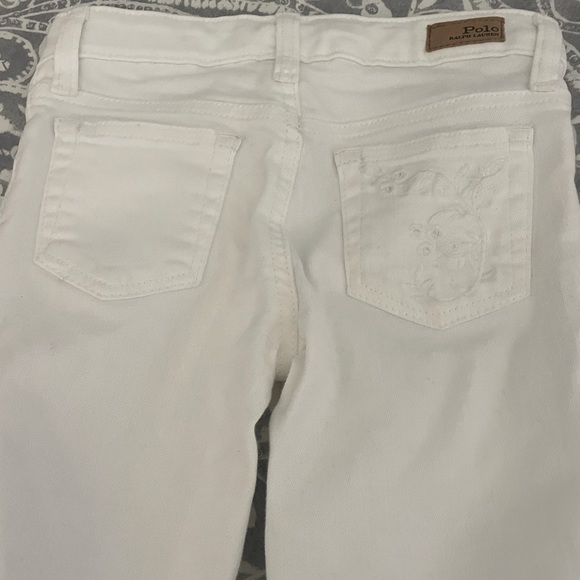 Ralph Lauren Polo little girl 6X white jeans - Picture 3 of 12